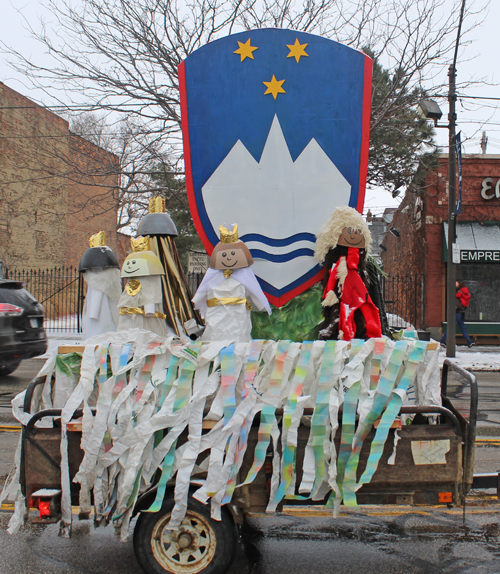 Float in Cleveland Kurentovanje Parade