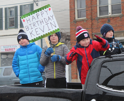 Kids at Cleveland Kurentovanje Parade