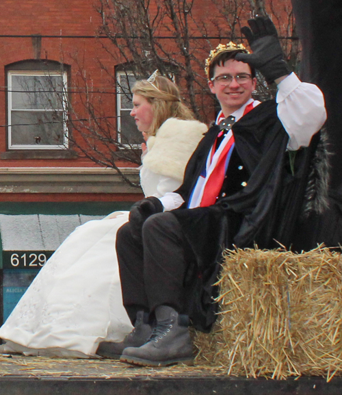 Cleveland Kurentovanje Parade - Princess and Prince of Kurentovanje