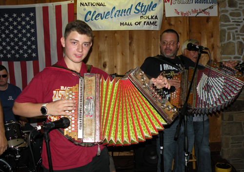 TJ Likovic was one of sixty entertainers at the 15th Slovenian Sausage Festival
