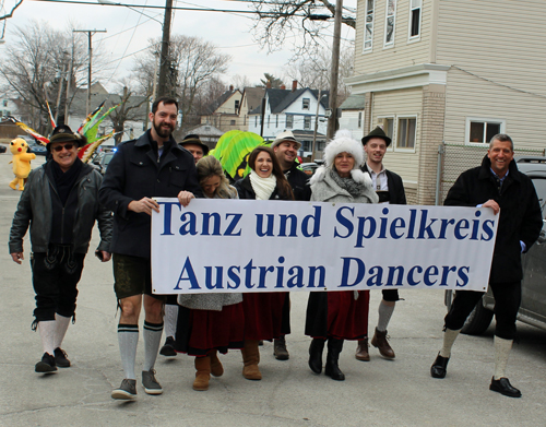 Tanz und Spielkries Austrian Dancers in 2019 Cleveland Kurentovanje Parade
