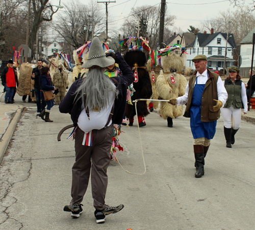 Slovenian marchers at Kurentovanje Parade