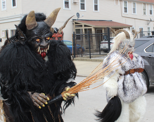 Krampus Cleveland in 2019 Cleveland Kurentovanje Parade