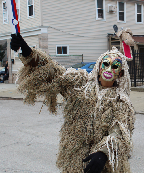 Kurents in Kurentovanje Parade in Cleveland