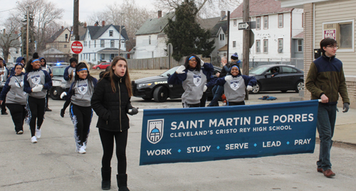 St Martin de Porres in 2019 Cleveland Kurentovanje Parade