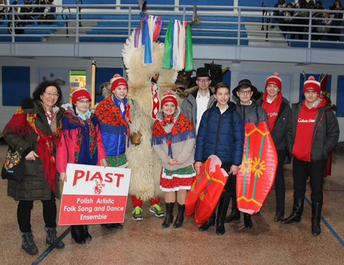 PIAST Polish dancers and a Kurent
