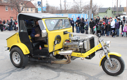 Slovenian car at Kurentovanje Parade