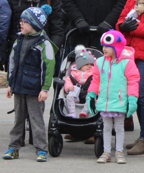 Watching the Kurentovanje Parade