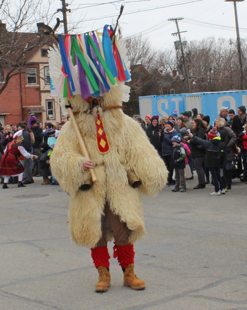 Kurents in Kurentovanje Parade in Cleveland