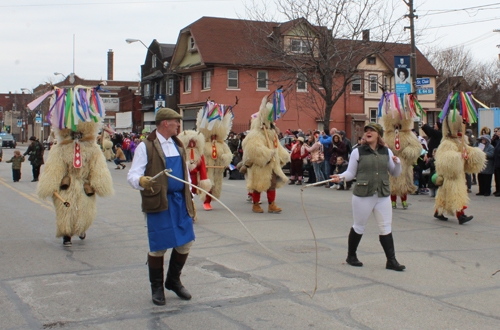 Slovenian marchers at Kurentovanje Parade