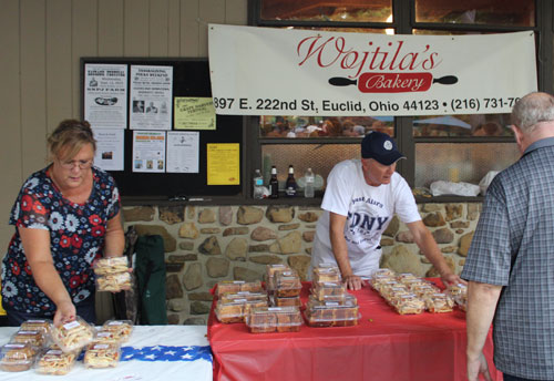 Slovenian pastries from Wojtilas at Slovenian Sausage Fest