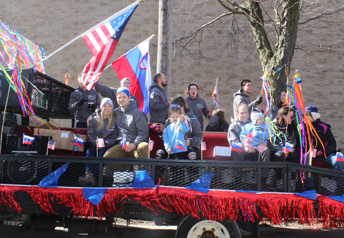 Float in Kurentovanje parade