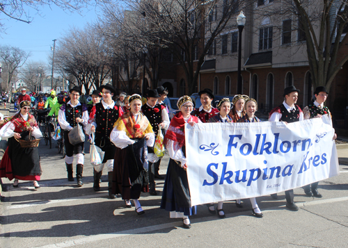 2020 Kurentovanje Parade in Cleveland - Folklorna Skupina Kres group