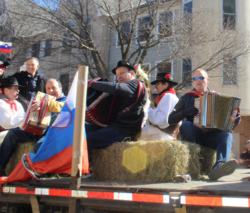 Slovenian float at Kurentovanje Parade