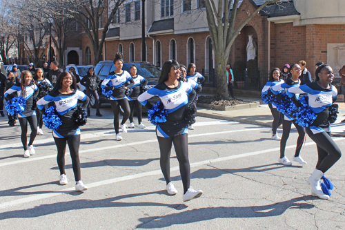 St Martin de Porres dancers at 2020 Kurentovanje Parade in Cleveland