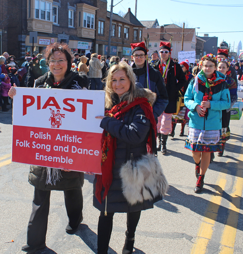 PIAST Polish Dancers at 2020 Kurentovanje Parade in Cleveland