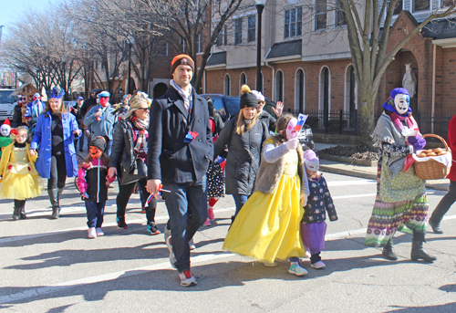 St Mary's Slovenian School at Kurentovanje Parade in Cleveland