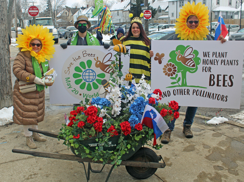 Slovenian bees at Kurentovanje