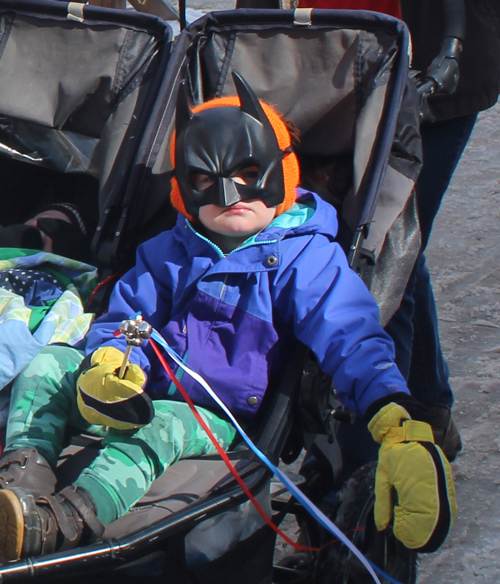 Batman Boy at 2022 Kurentovanje Parade in Cleveland