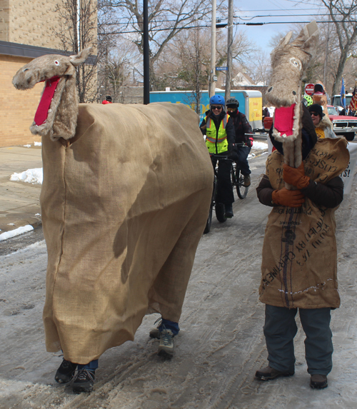 2022 Kurentovanje Parade in Cleveland float