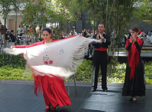 Fairmount Spanish Dancers from the Fairmount Center for the Arts performed at the Cleveland Museum of Art's International Cleveland Community Day 