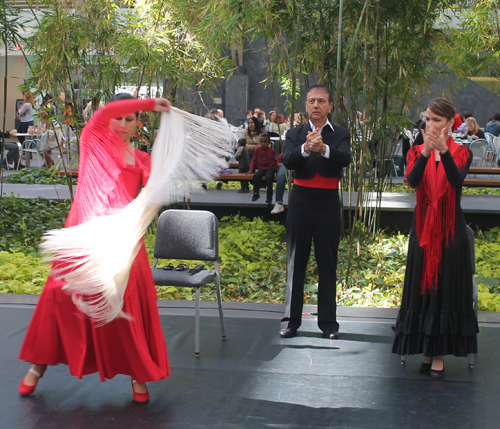 Fairmount Spanish Dancers from the Fairmount Center for the Arts performed at the Cleveland Museum of Art's International Cleveland Community Day 