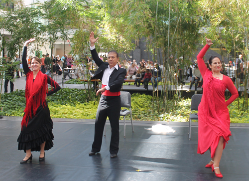 Fairmount Spanish Dancers from the Fairmount Center for the Arts performed at the Cleveland Museum of Art's International Cleveland Community Day 