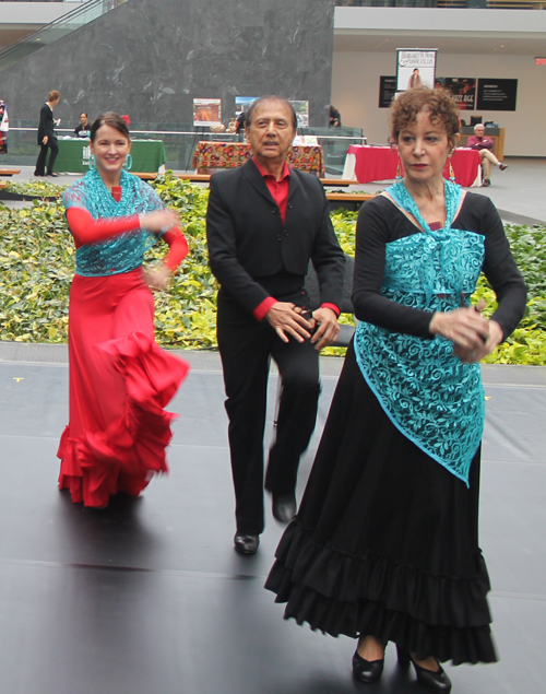 Fairmount Spanish Dancers perform with castanets