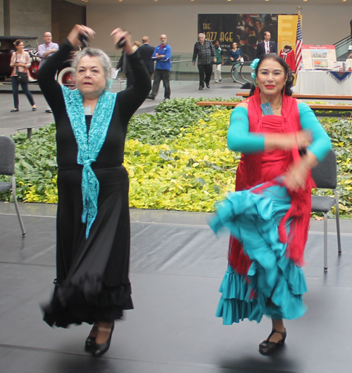 Fairmount Spanish Dancers perform with castanets