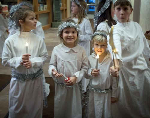 Santa Lucia kids 2018 in Cleveland by the Swedish community