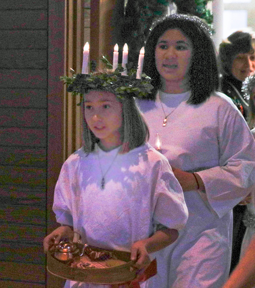 Santa Lucia procession 2018 in Cleveland by the Swedish community