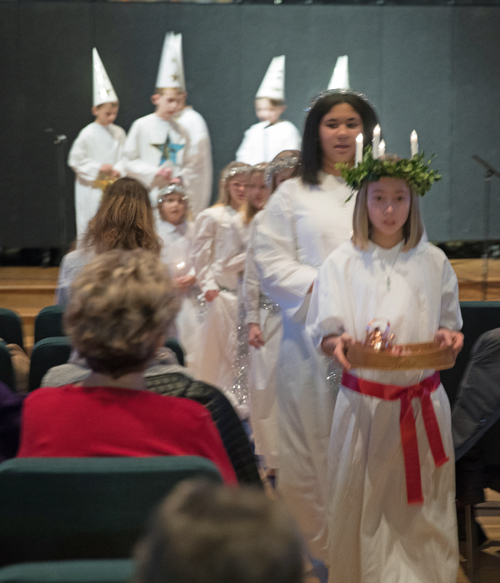 Santa Lucia procession 2018 in Cleveland by the Swedish community