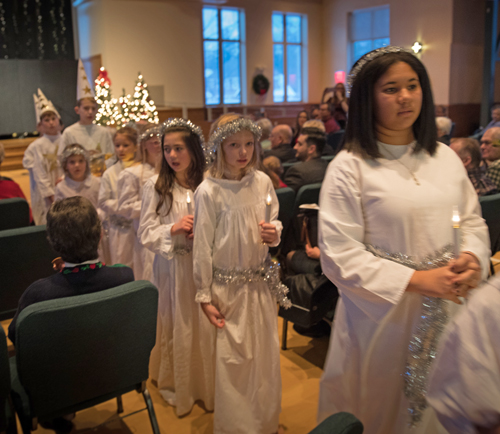 Santa Lucia procession 2018 in Cleveland by the Swedish community