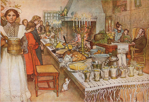 Julaftonen by Carl Larsson in 1904
