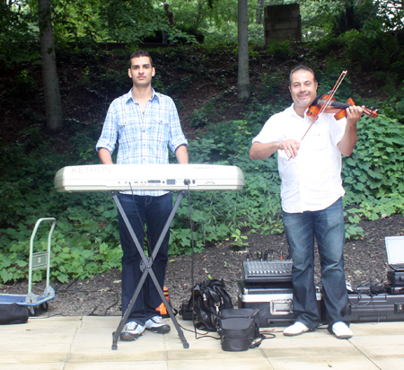 Musicians in Syrian Cultural Garden in Cleveland