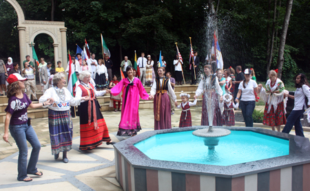 International dance in Syrian Cultural Garden in Cleveland