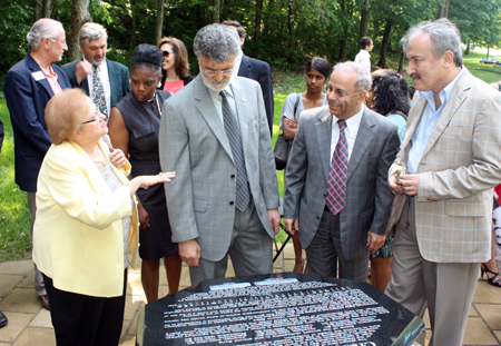 Mary Rose Oakar, Frank Jackson and Wael Khoury