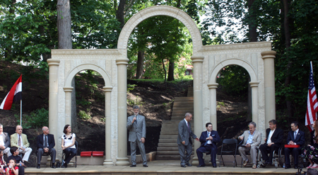 Cleveland Mayor Frank Jackson in Syrian Garden