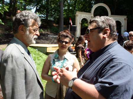 Mayor Frank Jackson, Laura Fruscella and Pierre Bejjani