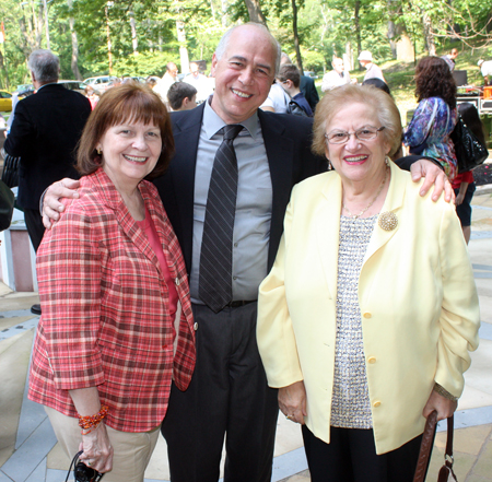 Sheila Crawford from the Irish Garden, Jamil Dayeh and Mary Rose Oakar