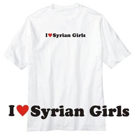 I love Syrian girls t-shirt