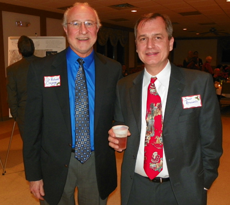 CCWA's Rich Crepage and Turkish American Society of Northeast Ohio's Suat Aricanli