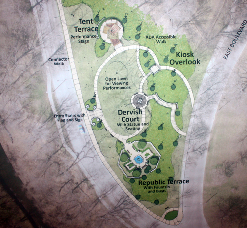 Plan for the Turkish Cultural Garden