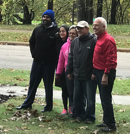 Planting tulips in the Turkish Cultural Garden in Cleveland Ohio