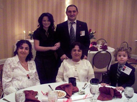 Betul Berber, Nezahat Yildirim, Beren Berber, (standing) Hande Argunsah and Bugrahan Bayram