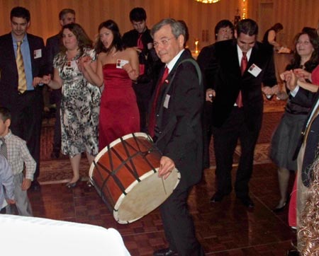 Turkish dancing and drumming