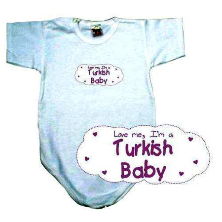 Love me I'm a Turkish baby onesie