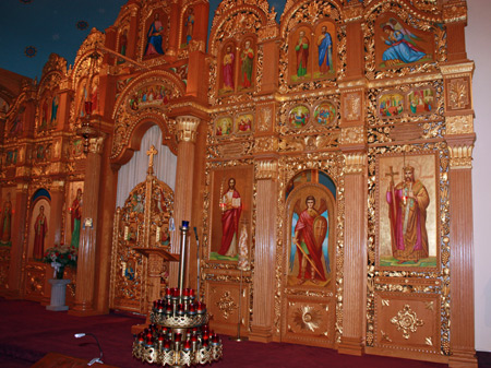Icon screen at St. Vladimirs Ukrainian Orthodox Cathedral