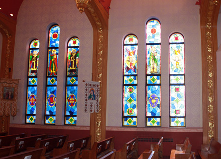 St. Vladimirs Ukrainian Orthodox Cathedral stained glass