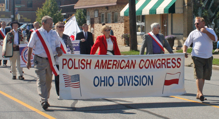 Polish marchers in Ukrainian Village Parade